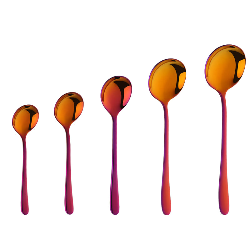ODM/OEM Popular Custom Mini Long Handled Stainless Steel Rose Gold Coffee Spoon Metal Dessert Tea Spoon