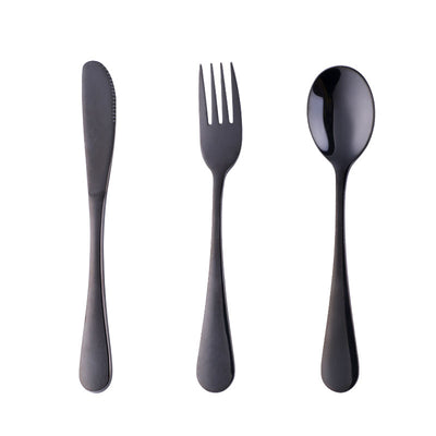 Buyer Star Wholesale Children Tableware Knife Fork Spoon Silver Cutlery Sets