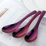 Buyer Star Bulk Sale Tableware Spoon Purple Color Cutlery Sets