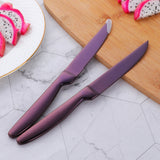 Amazon Hot Sale Stainless Steel Fruit Knife Various Colors for You to Choose from