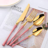 Cheap Price Colorful Tableware Stainless Steel 18/10 Stylish Exquisite Cutlery