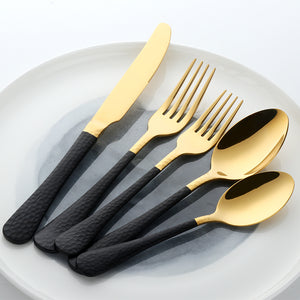 Buyer Star Bulk Sliver Stainless Flatware Set Mirror Polish Kitchen Hotel Party Cutlery Set