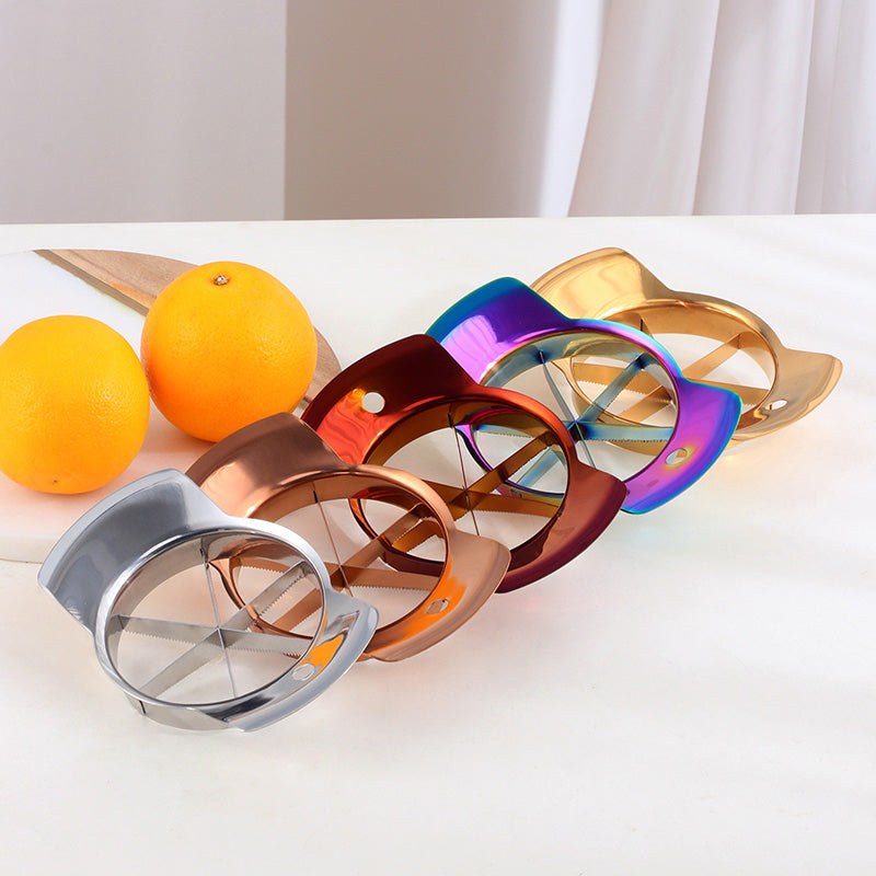 Sharp Blades Sturdy Divider Kitchen Gadgets For Orange Tomatoes Lemon Slicer, Apple Slicer With 6 Blades