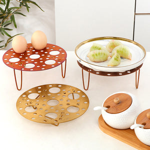 Steam Rack, Steaming Rack Stand, Steamer Basket, Heavy Duty Stainless Steel Metal Multi-function