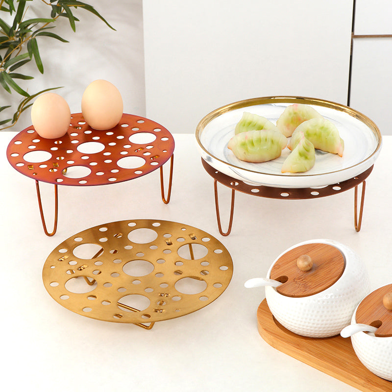 Steam Rack, Steaming Rack Stand, Steamer Basket, Heavy Duty Stainless Steel Metal Multi-function