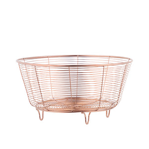 Stainless Steel Wire Fruit Basket, Storage Bowl, Colander Bowl, Fruit Bowl, Organizer for Fruits, Vegetables, and Snacks