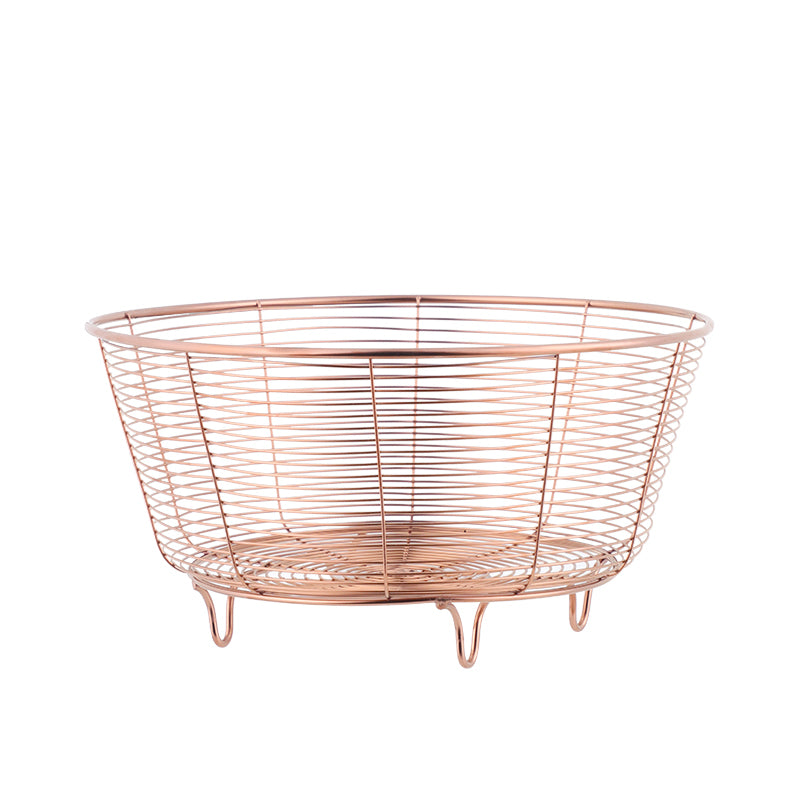 Stainless Steel Wire Fruit Basket, Storage Bowl, Colander Bowl, Fruit Bowl, Organizer for Fruits, Vegetables, and Snacks