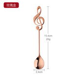 Stainless Steel Coffee Tea Spoon Music Symbols Spoon