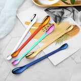 18/8 Stainless Steel Double Headed Spoon Design Long Stirring Spoon