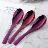 Buyer Star Bulk Sale Tableware Spoon Purple Color Cutlery Sets