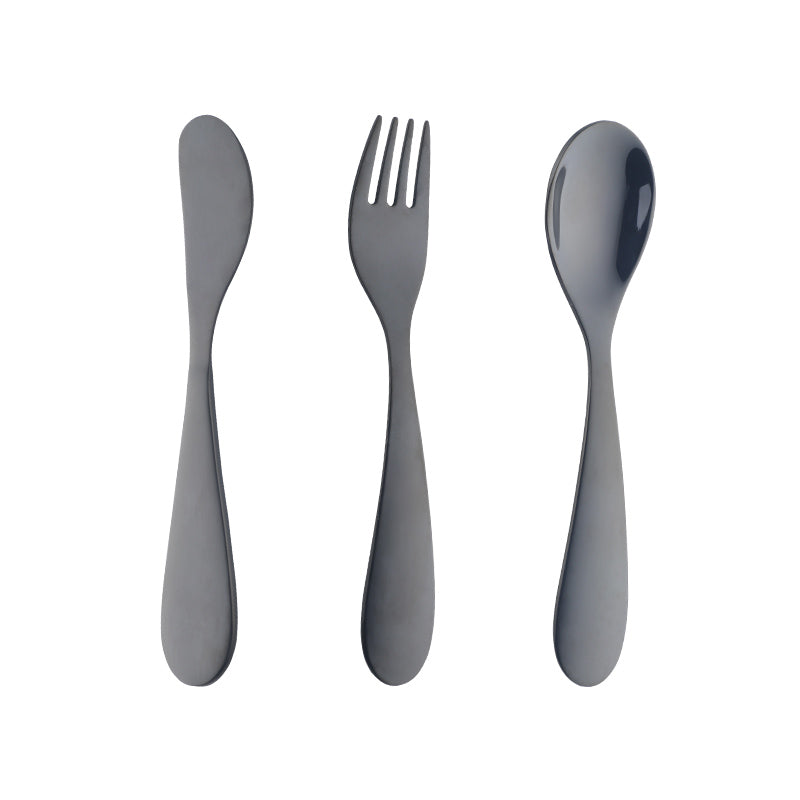 Toddler Kids Silverware Flatware Set, Preschooler Eating Utensils, Spoons Forks Butter Knives, Dishwasher Safe