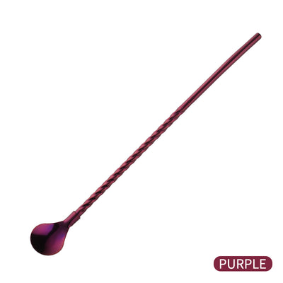 Unique Design Colorful Stainless Steel Sprial Pipette Spoon