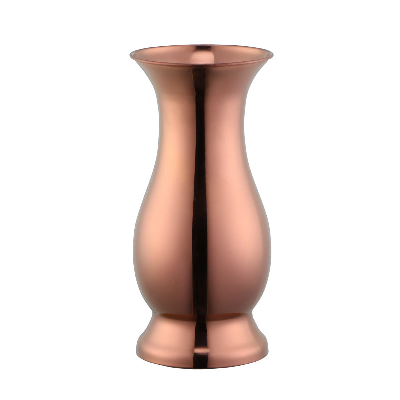 Metal Vase Centerpiece Decoration, Stainless Steel Tabletop Flower Vases- Ideal for Office, Home Wedding Birthday Anniversary Ceremony Event Decor