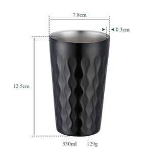 Custom Logo Drinking Heat Bottle Water Cup Scald Proof Stainless Steel Coffee Mug