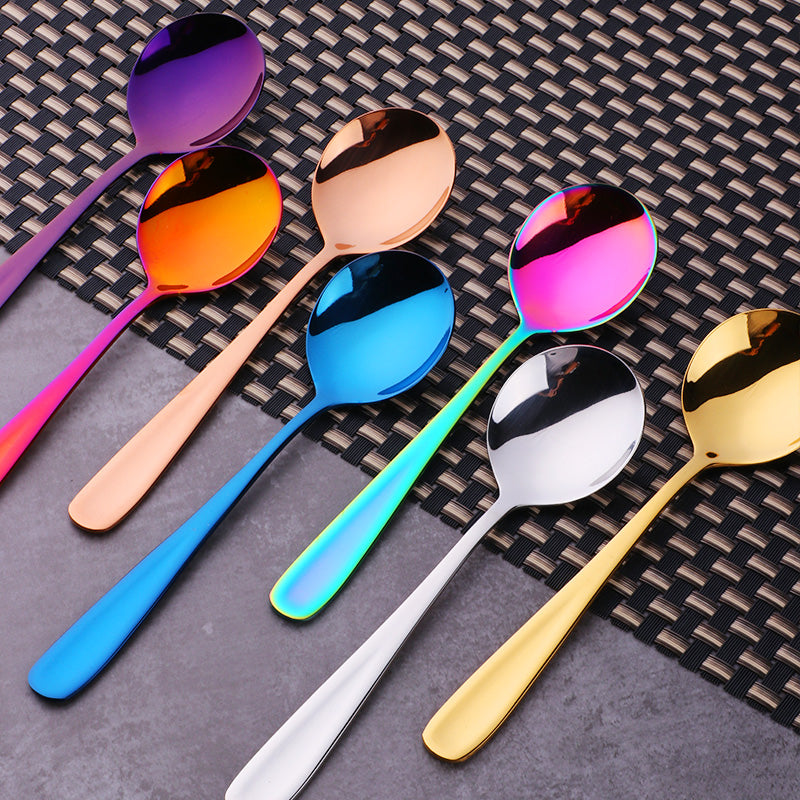 Buyer Star Bulk Sell Cheap Flatware Set Mirror Polish Customized Color Kitchen Tools