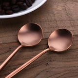 Buyer Star Bulk Sale Colorful Tea Spoon Mirror Polish Tableware Hotel Wine Bar