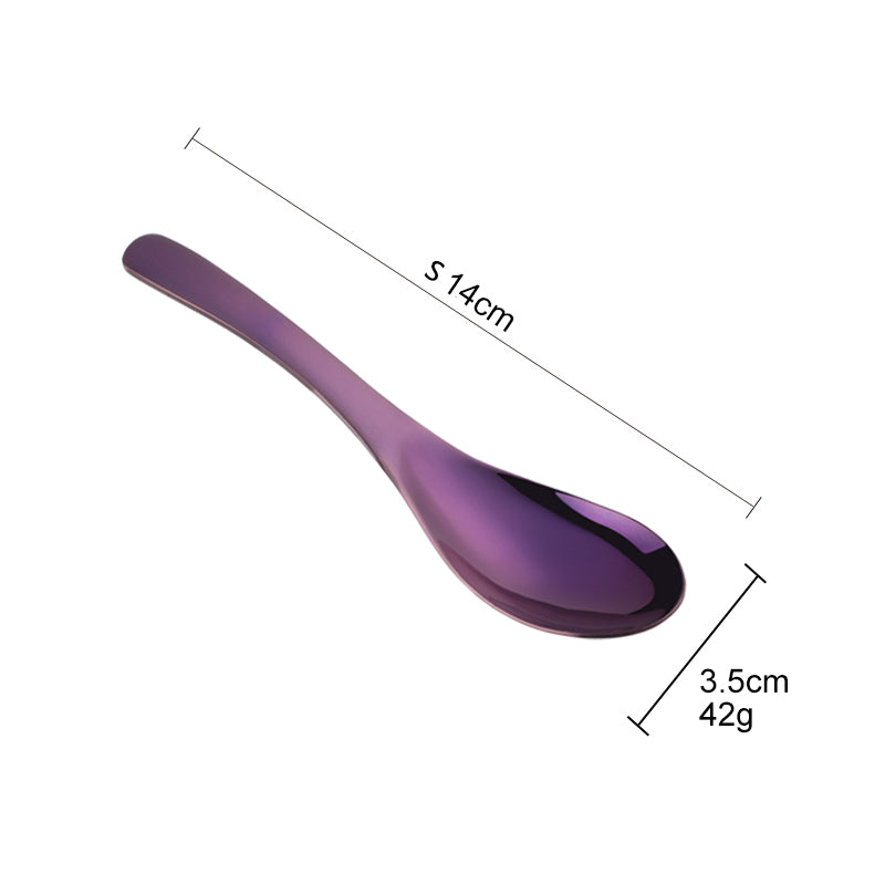 Buyer Star Bulk Sale Tableware Spoon Customized Color Cutlery Sets