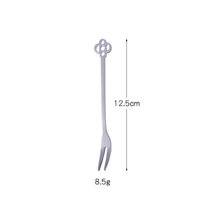 Premium Forks Gift Set for Dessert Cake Fruit Salad Fork Stainless Steel Metal Small Tasting Pastry Forks Mirror Polished