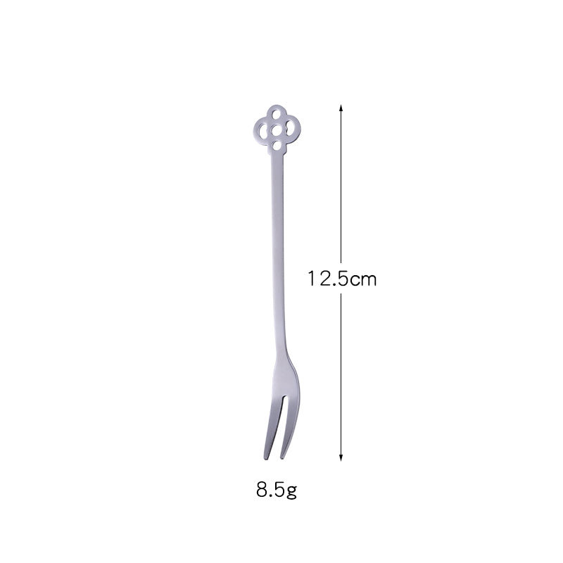 Premium Forks Gift Set for Dessert Cake Fruit Salad Fork Stainless Steel Metal Small Tasting Pastry Forks Mirror Polished