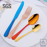 Buyer star Stainless Steel Flatware Set Kitchen Utensil Set Service for Home and Restaurant