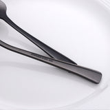 Factory Wholesale Best Price Dinnerware Black Cutlery Mirror Polished