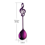 Stainless Steel Coffee Tea Spoon Music Symbols Spoon