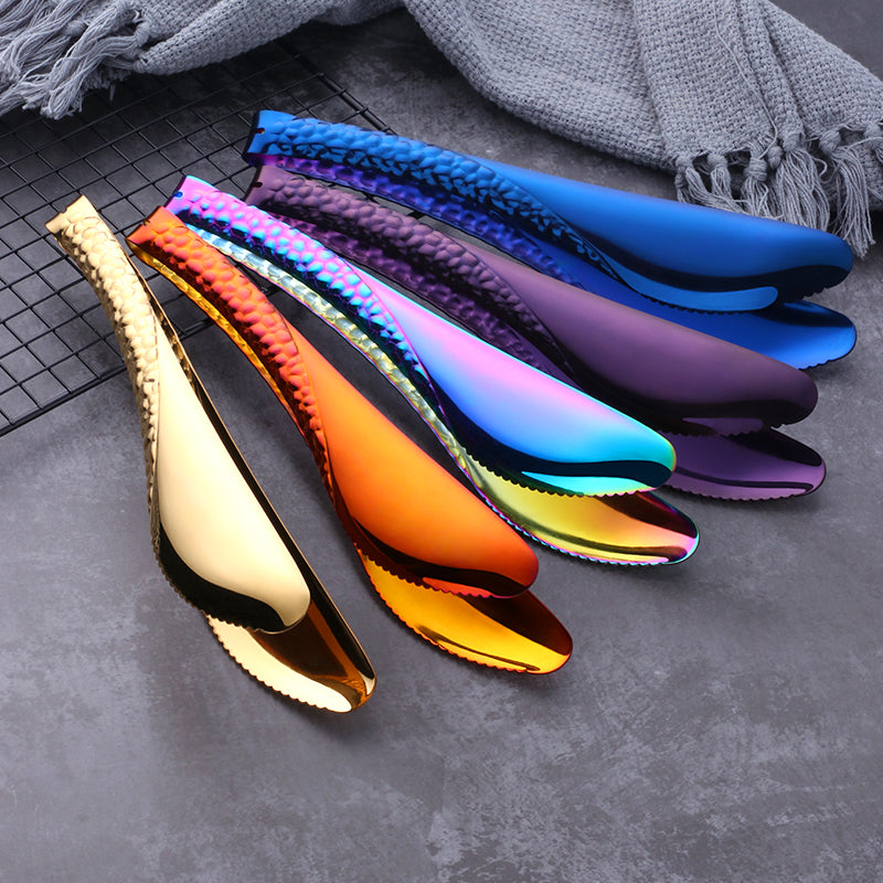Wholesale Steak Clip Snakeskin Pattern Stainless Steel Metal Clip