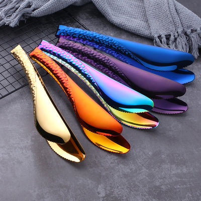 Wholesale Steak Clip  Snakeskin Pattern Stainless Steel Metal Clip