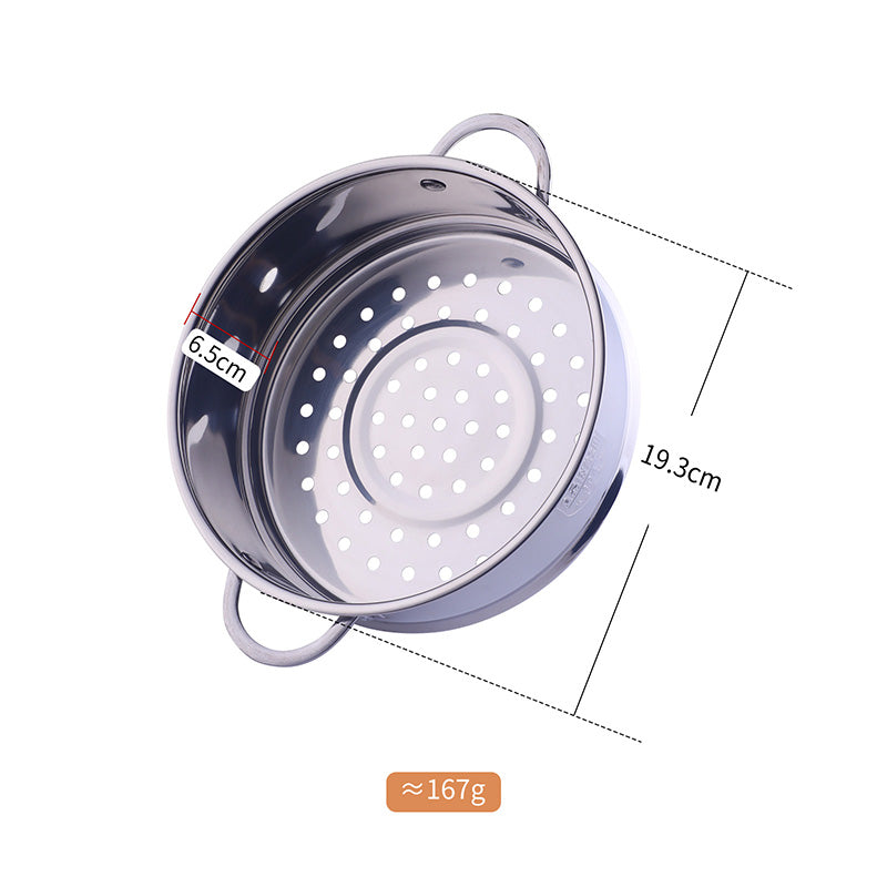 Stainless Steel Steamer with Handles Non Stick, Non Toxic Coating Steam Veggies, Seafood