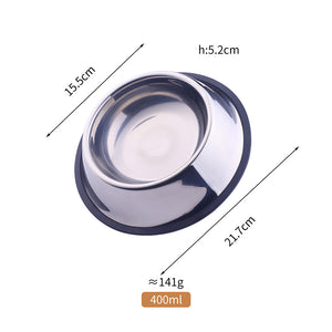 Custom Logo Dog Bowl Stainless Steel Manufacturer Stainless Steel Pet Bowl