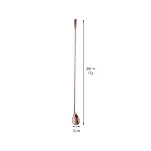 Buyer Star Bar Spoon Cocktail Mixing Stirrers for Drink Cocktail Spoon Long Handle Bar Spoon Cocktail Stirring Spoon for Shaker Tall Cups