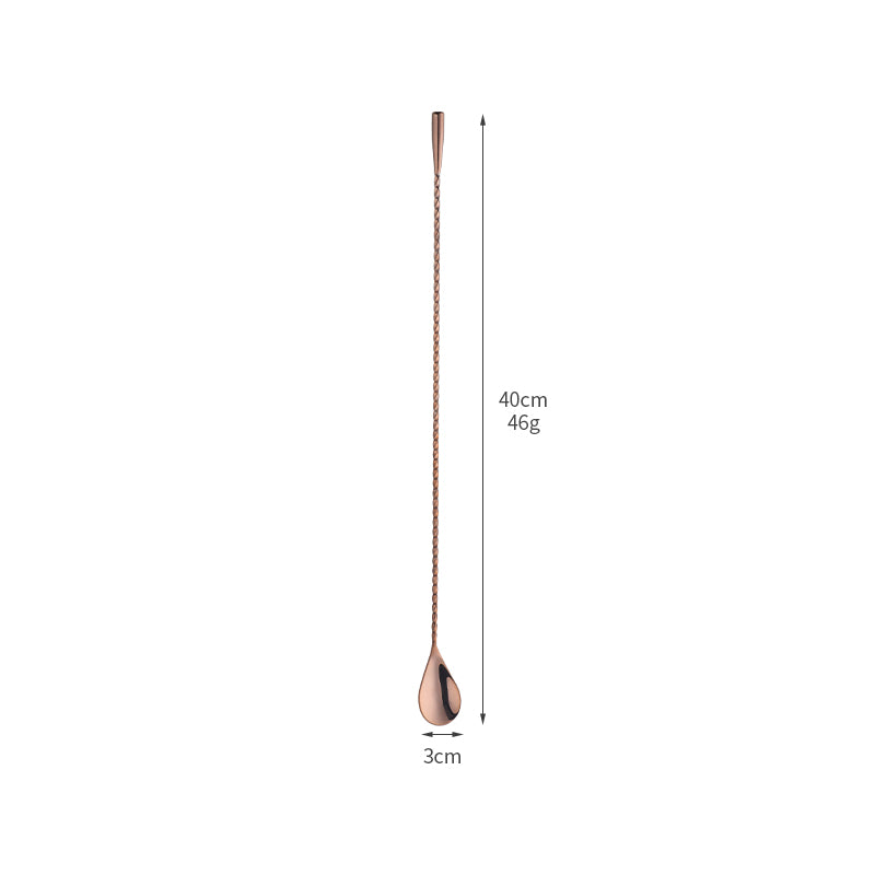 Buyer Star Bar Spoon Cocktail Mixing Stirrers for Drink Cocktail Spoon Long Handle Bar Spoon Cocktail Stirring Spoon for Shaker Tall Cups