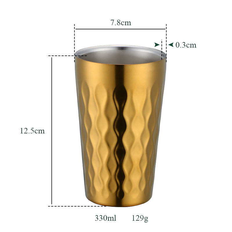 Custom Logo Drinking Heat Bottle Water Cup Scald Proof Stainless Steel Coffee Mug