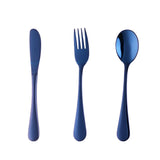 Buyer Star Wholesale Children Tableware Knife Fork Spoon Silver Cutlery Sets