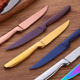 Buyer Star Bulk Sale Competitive Price Steak Knife Mirror Polishing for Restaurant