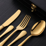 Buyer Star Bulk Sliver Stainless Flatware Set Mirror Polish Kitchen Hotel Party Cutlery Set