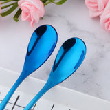 Exquisite Coffee Spoon Smooth Edge European Style Have More Color to Choose