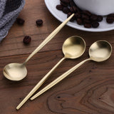 Buyer Star Bulk Sale Colorful Tea Spoon Mirror Polish Tableware Hotel Wine Bar