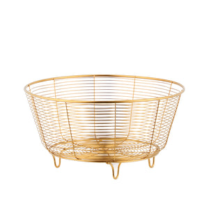 Stainless Steel Wire Fruit Basket, Storage Bowl, Colander Bowl, Fruit Bowl, Organizer for Fruits, Vegetables, and Snacks