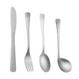 Luxury High Quality Western Cutlery Set Stainless Steel Silver Flatware Kitchen Wedding Fork Knife And Spoon Set