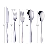 Buyer Star Cutlery Set Stainless Steel Flatware mirror polished for Restaurant