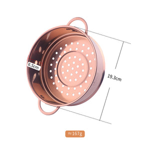 Stainless Steel Steamer with Handles Non Stick, Non Toxic Coating Steam Veggies, Seafood