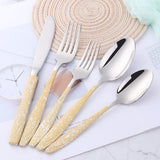 Food Grade Stainless Steel Modern Design Tableware Set for Wedding Bar Cutlery