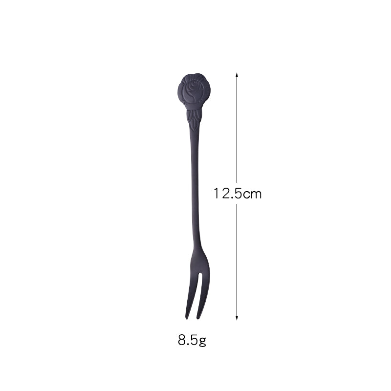 Premium Forks Gift Set for Dessert Cake Fruit Salad Fork Stainless Steel Metal Small Tasting Pastry Forks Mirror Polished