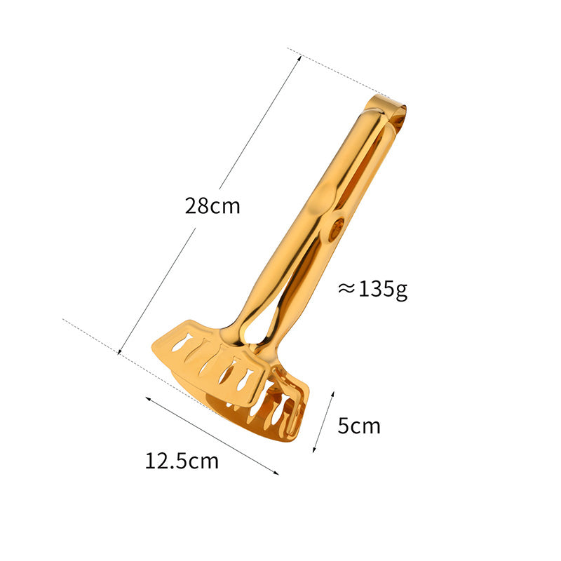 Multifunctional Fried Fish Clip Stainless Steel Food Clip Steak BBQ Clips for Family Camping BBQ Supplies