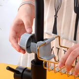 Stainless Steel Sponge Holder for Kitchen Sink Hanging Drain Rack, Soap, Brush, Towel Storage Rack Faucet Storage Rack