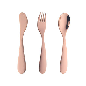 Toddler Kids Silverware Flatware Set, Preschooler Eating Utensils, Spoons Forks Butter Knives, Dishwasher Safe