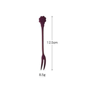 Premium Forks Gift Set for Dessert Cake Fruit Salad Fork Stainless Steel Metal Small Tasting Pastry Forks Mirror Polished