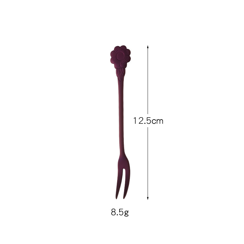 Premium Forks Gift Set for Dessert Cake Fruit Salad Fork Stainless Steel Metal Small Tasting Pastry Forks Mirror Polished