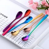 1 Pcs  Stainless Steel Ice Spoon Metal Cutlery Mirror Polished for Bar Wedding